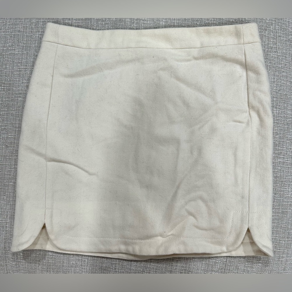 J. Crew White Skirt